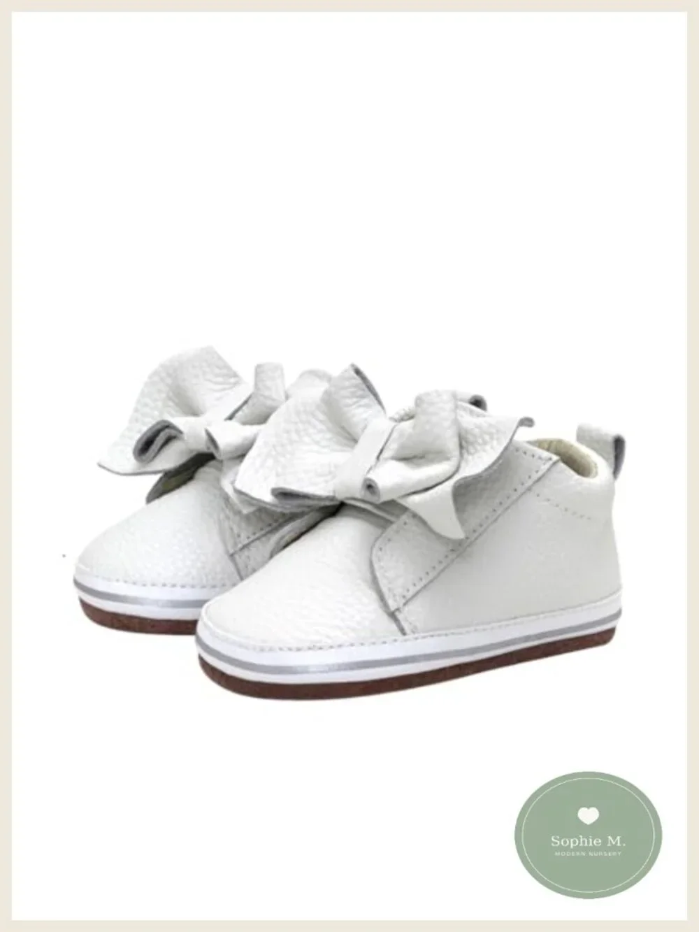 Robeez Infant Toddler First Walker Sneakers - Leather - Hook & Loop